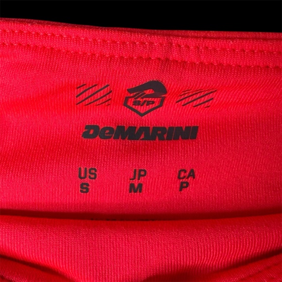 Demarini Leggings Cropped  Small Pink Bright Orange Red BRAND NEW Womens - Picture 3 of 5